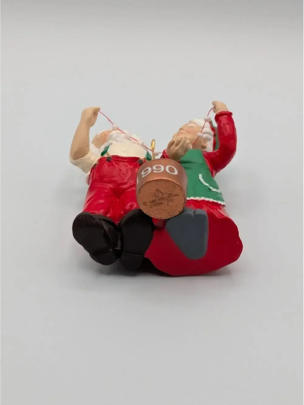 Hallmark Keepsake Popcorn Party Mr. and Mrs. Claus 1990, 5th in the Series